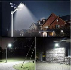 Popron.cz Solární pouliční lampa 800 LED - 1200W IP66