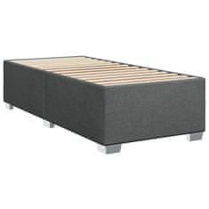 Petromila vidaXL Boxspring posteľ s matracom tmavosivá 100x200 cm látka