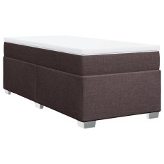 Petromila vidaXL Boxspring posteľ s matracom tmavohnedá 100x200 cm látka