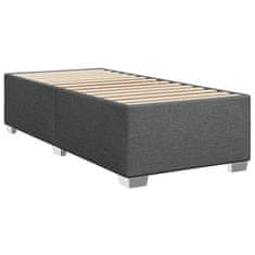 Petromila vidaXL Boxspring posteľ s matracom tmavosivá 90x190 cm látka