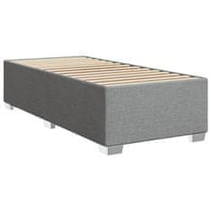 Petromila vidaXL Boxspring posteľ s matracom bledosivý 100x200 cm látka