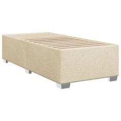 Petromila vidaXL Boxspring posteľ s matracom krémová 100x200 cm látka