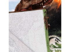 Jurassic World Jurassic World Detská uterák s kapucňou pre chlapca 50x115 cm OEKO-TEX 