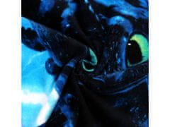 DreamWorks Jazdci drakov Detská uterák s kapucňou pre chlapca 50x115 cm OEKO-TEX 