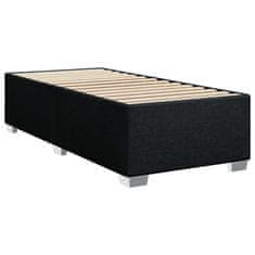 Petromila vidaXL Boxspring posteľ s matracom čierna 100x200 cm látka