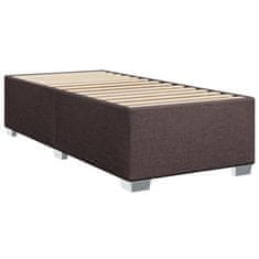 Petromila vidaXL Boxspring posteľ s matracom tmavohnedá 90x190 cm látka