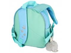 STARPAK Mačička Modrý batoh pre dievčatko, škôlkarský batoh 26x23x9 cm 