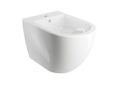 Omnires OTTAWA COMFORT závesný bidet, 54x36, 5cm, lesk biely OTTAWACMBIBP - Omnires