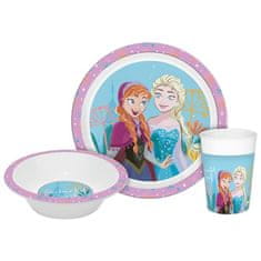 EUROSWAN Disney Frozen Enchanted dinner set, micro plastic set in a box