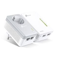 TP-LINK Powerline ethernet TL-WPA4226 KIT AV2 600Mbps, WiFi, set TL-WPA4220 a TL-PA4020P, OneMesh