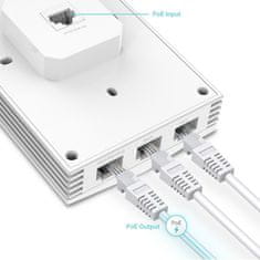 TP-LINK EAP655-wall AX3000 WiFi6 Access Point Omada SDN