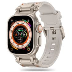 Tech-protect Delta Pro remienok na Apple Watch 42/44/45/49mm, starlight / titanium