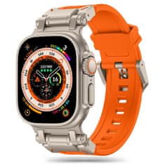 Tech-protect Delta Pro remienok na Apple Watch 42/44/45/49mm, orange / titanium