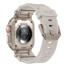 Tech-protect Delta Pro remienok na Apple Watch 42/44/45/49mm, starlight / titanium