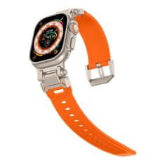 Tech-protect Delta Pro remienok na Apple Watch 42/44/45/49mm, orange / titanium