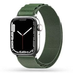 Tech-protect Nylon remienok na Apple Watch 42/44/45/49mm, military green