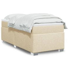 shumee Boxspring posteľ s matracom krémová 100x200 cm látka