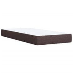 Petromila vidaXL Boxspring posteľ s matracom tmavohnedá 100x200 cm látka