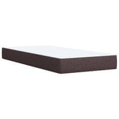 Petromila vidaXL Boxspring posteľ s matracom tmavohnedá 90x190 cm látka