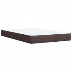 Petromila vidaXL Boxspring posteľ s matracom tmavohnedá 100x200 cm látka