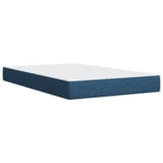 Petromila vidaXL Boxspring posteľ s matracom modrá 100x200 cm látka