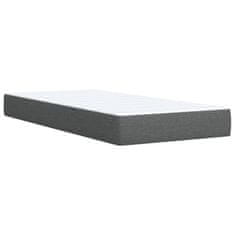 Petromila vidaXL Boxspring posteľ s matracom tmavosivá 100x200 cm látka