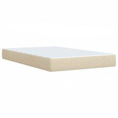 Petromila vidaXL Boxspring posteľ s matracom krémová 100x200 cm látka