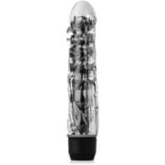 XSARA Vibrátor s měkkým gelovým návlekem ve tvaru penisu - 76554100