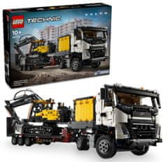 LEGO Technic 42175 Nákladné auto Volvo FMX a elektrický bager EC230