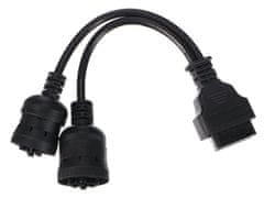 SIXTOL OBD-II redukcia 9-pin J1939 a 6-pin J1708 MECHANIC CABLE 8