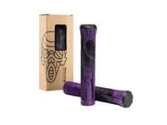 Náhradný grip na riadidlá freestyle kolobežky TPR Grip (HAZE Black-purple), 2ks D-158-FI