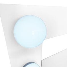 Aga Toaletný stolík so zrkadlom a osvetlením + taburet MRDT16