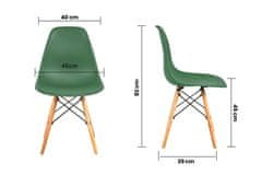 Aga Jedálenská stolička Zelená