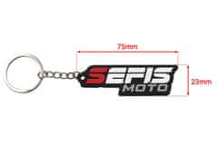 SEFIS moto kľúčenka 75x23x3mm