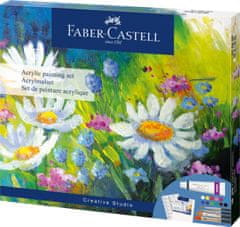 Faber-Castell Akrylové farby v tube set s príslušenstvom 18 ks