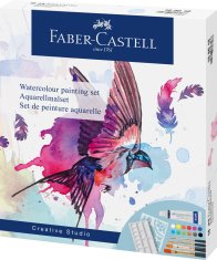 Faber-Castell Akvarelové farby v tube, set s príslušenstvom 18 ks