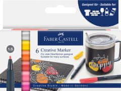 Faber-Castell Kreatívne popisovače set 6 farieb, summer breeze