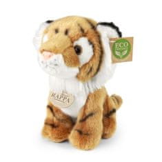 Rappa Plyšový tiger sediaci 18 cm ECO-FRIENDLY