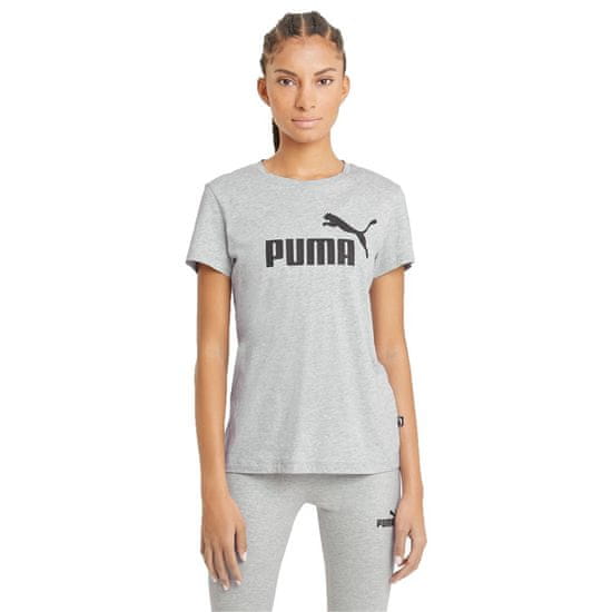 Puma Tričko výcvik sivá Ess Logo Tee