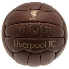 FAN SHOP SLOVAKIA Futbalová lopta Liverpool FC, retro štýl, pravá koža, vel. 5