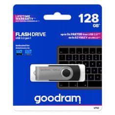 GoodRam Flash disk UTS3 128GB čierno-strieborný