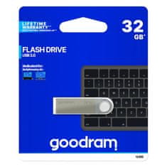 GoodRam Flash disk UUN2 32GB USB 2.0 strieborný