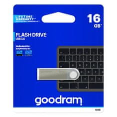 GoodRam Flash disk UUN2 16GB USB 2.0 strieborný