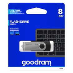 GoodRam Flash disk UTS2 8GB čierno-strieborný