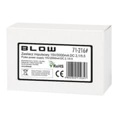 Blow Zdroj 15V/2000mA (jednosmerné napätie DC)