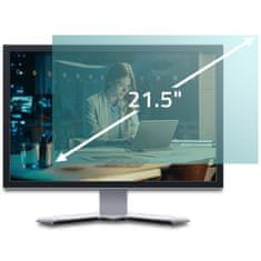 Qoltec filter modrého svetla 21,5" | 16:9 | Ochrana očí | Anti Glare | Matný | pre monitor