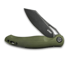 KUBEY KB239B Drake vreckový nôž 9,5 cm, zelená, G10