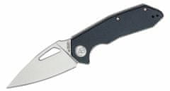 KUBEY KU122A Coeus vreckový nôž 7,9 cm, čierna, G10