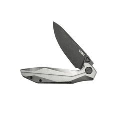 KUBEY KU235E Nova vreckový outdoorový nôž 9,3 cm, čierna Stonewash, titán 