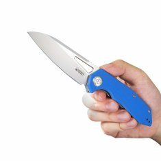 KUBEY KU291C Vagrant vreckový nôž 8 cm, modrá, G10